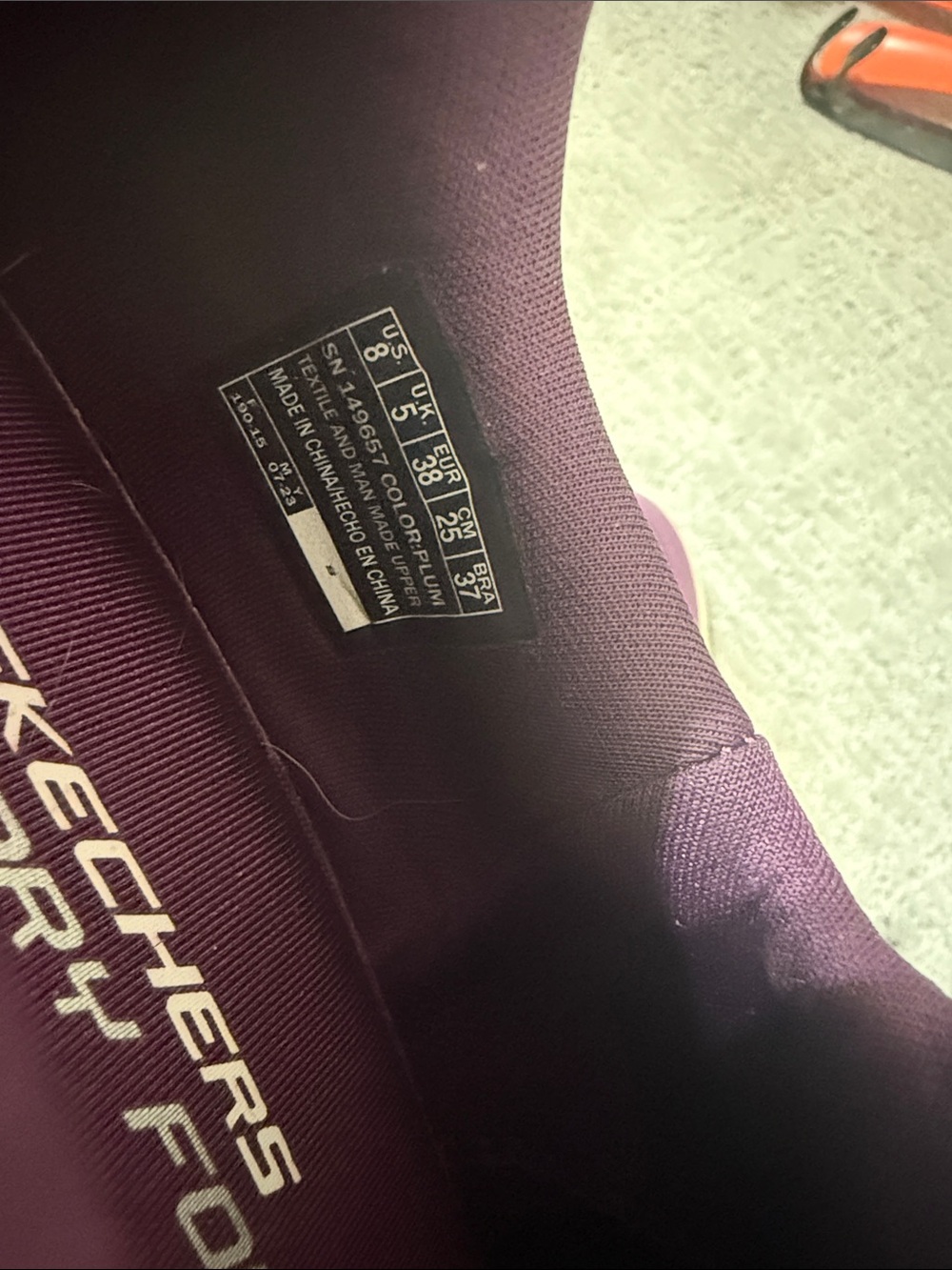 Skechers Women's Slip-On Athletic Sneakers - Plum Purple - Picture 3 of 5